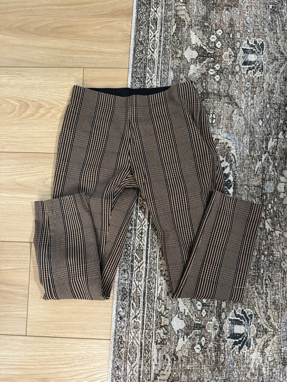 a new day Brown and Black Striped Pants